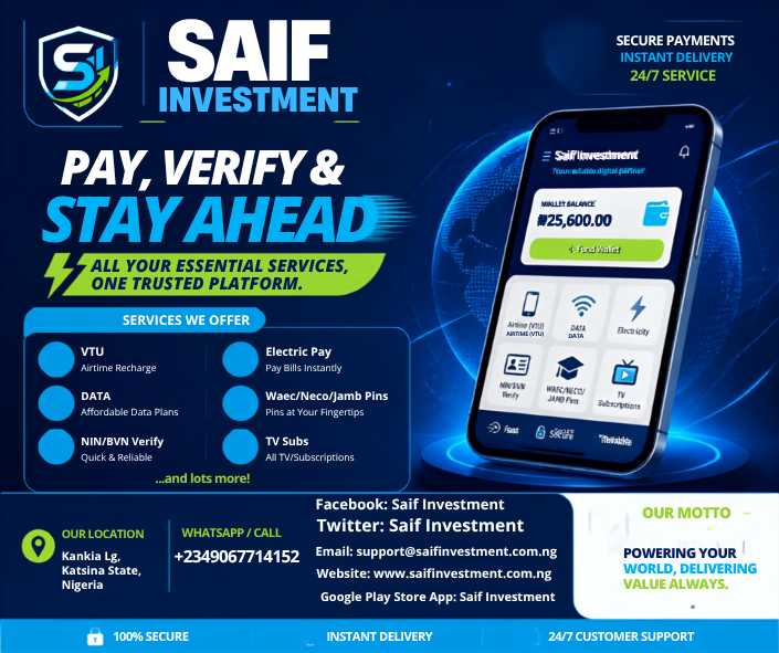 SAIF INVESTMENT Banner 3